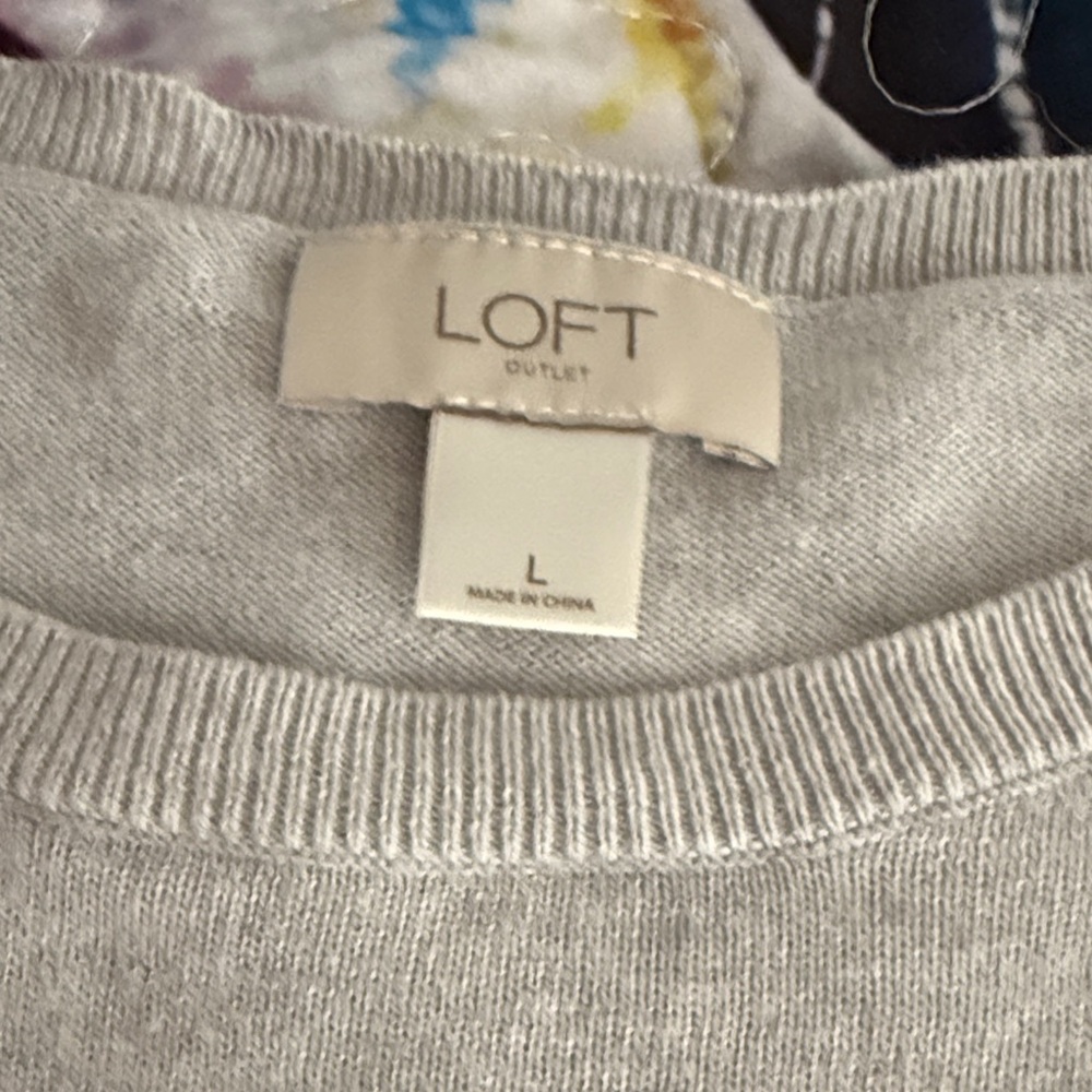 Loft grey large sweater - Picture 4 of 4